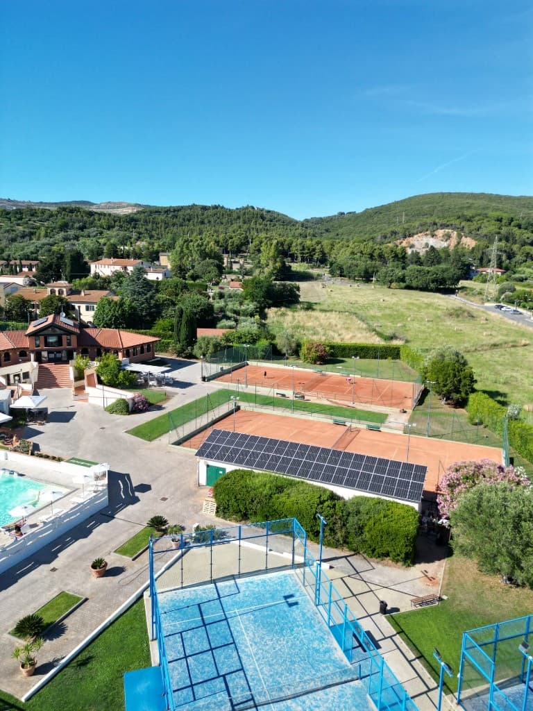 Campi da padel e tennis allo Sporting Club
